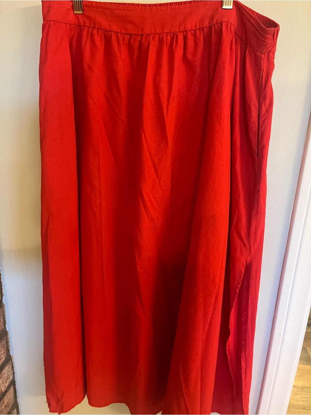 Petal & Pup Bold Red Maxi Skirt